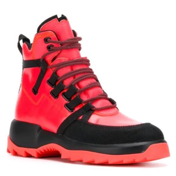 Camper Lab Helix Pink and Black Boots K400351-002 - Picture 5 of 6